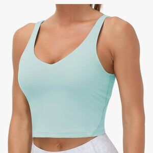 THE GYM PEOPLE Womens' Sports Bra Longline Size M